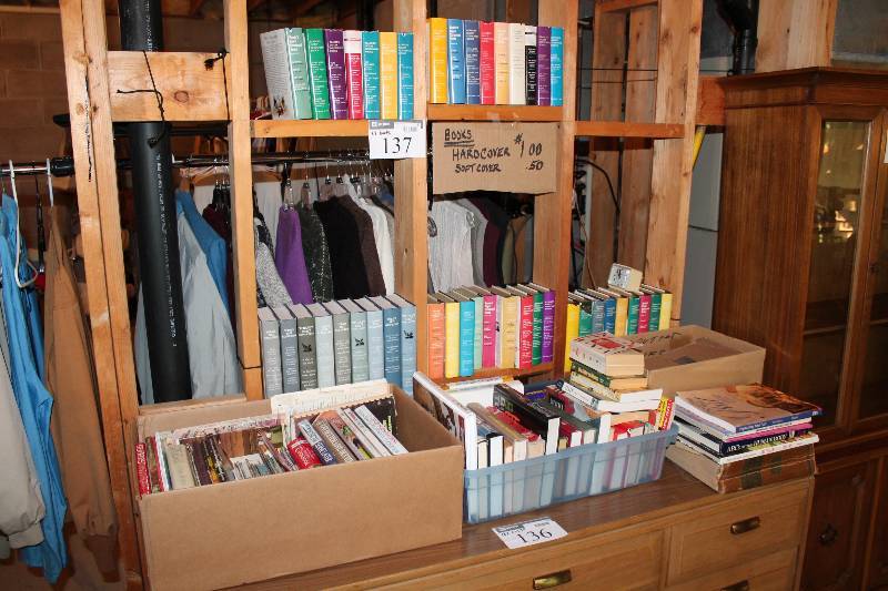 lot 137 image: Lot of Vintage Books.