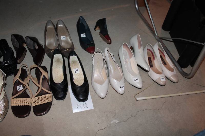 lot 157 image: Lot of Womens Shoes Sizes 5.5-6.5 Miscellaneous Styles.