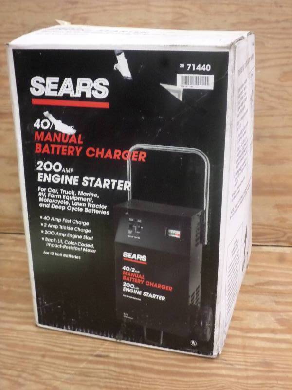 lot 40 image: New Sears 240200 Amp 12Volt Batte...