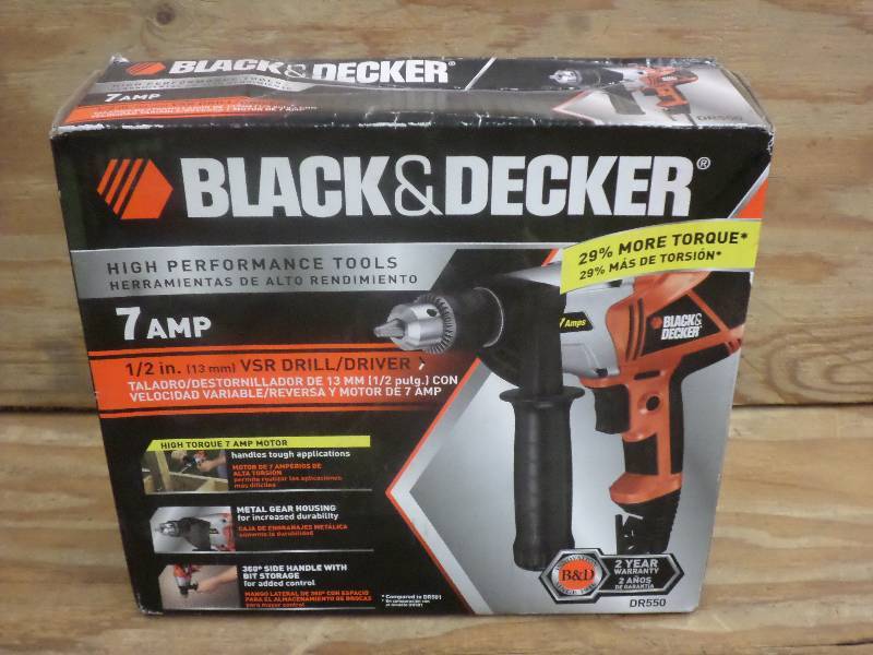lot 45 image: New Black & Decker 7 Amp 12 VSR D...