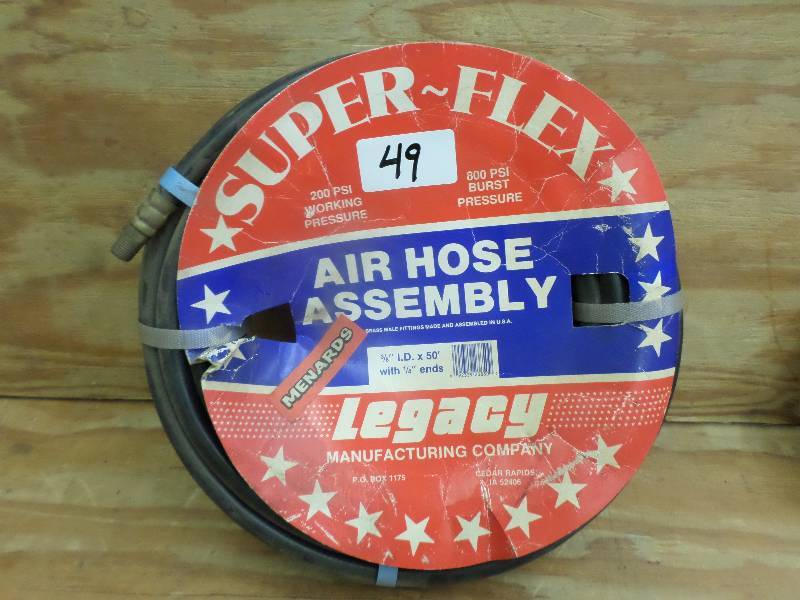 lot 49 image: New 38x50 Super-Flex Air Hose ...