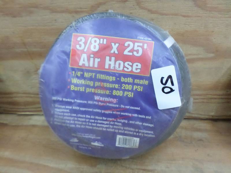 lot 50 image: New 38x25 Air Hose...