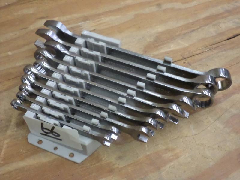 lot 66 image: New 10-Piece Metric Wrench Set, 7mm...