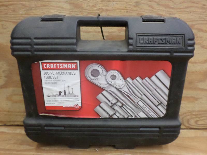 lot 89 image: New Craftsman 106-Piece Mechanics T...