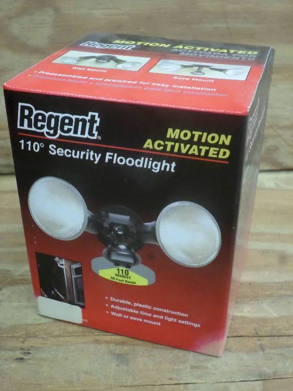 lot 102 image: New Regent Motion Activated Securit...