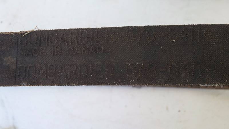 Snowmobile belts