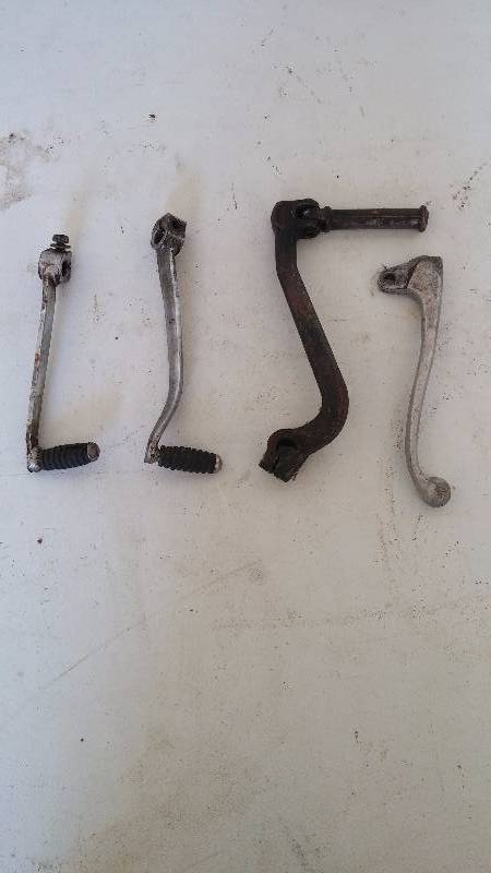 Shifter, brake lever,kickstart