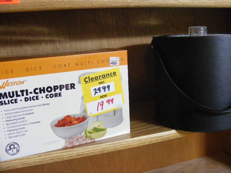 Ice Bucket and New Multi-Chopper