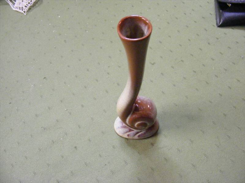 Frankoma Snail Motif Vase
