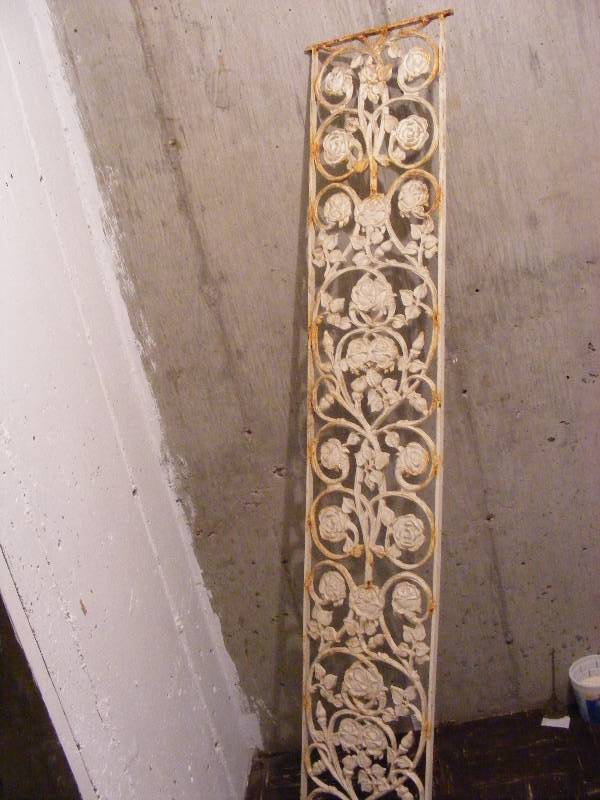 Vintage Wrought Iron Panel