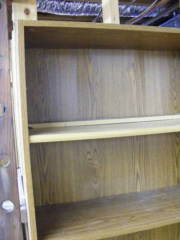 5 Shelf Wood Bookcase