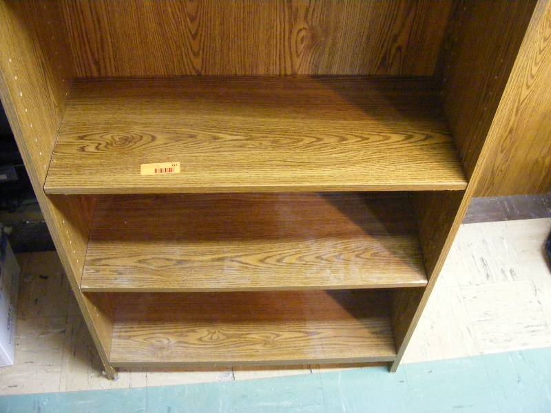 4 Shelf Wood Bookcase