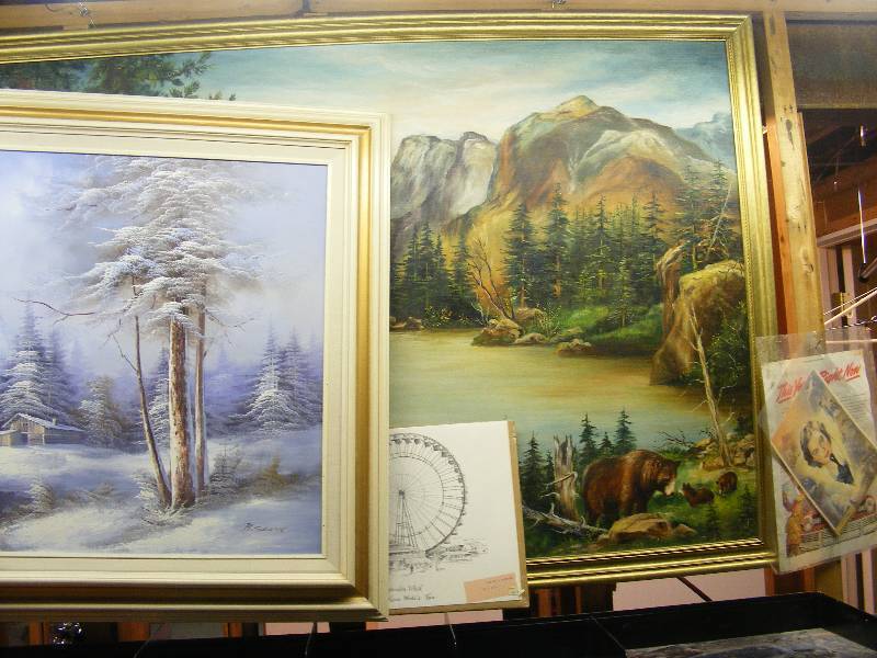 Original Paintings and Vintage Ads