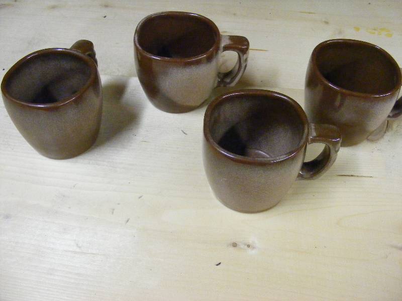 Set of 4 Frankoma mugs
