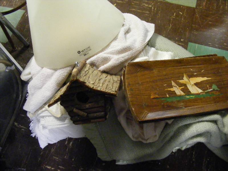 Blankets Suitable for Pets, Pet Protection Collar, Vintage Wooden Trays, Log Cabin Birdhouse