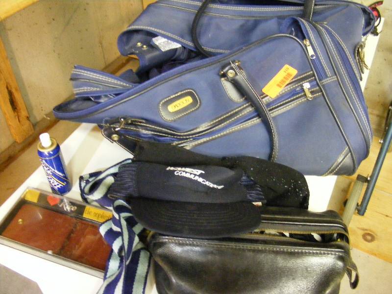 Blue Carry Bag with Suspenders and New Billfold