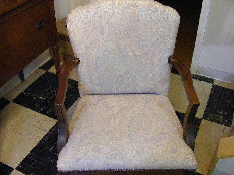 Chair with Upholstery Tacks