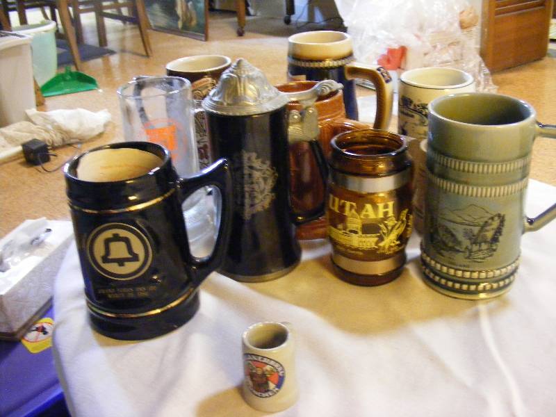 Collection of Beer Steins