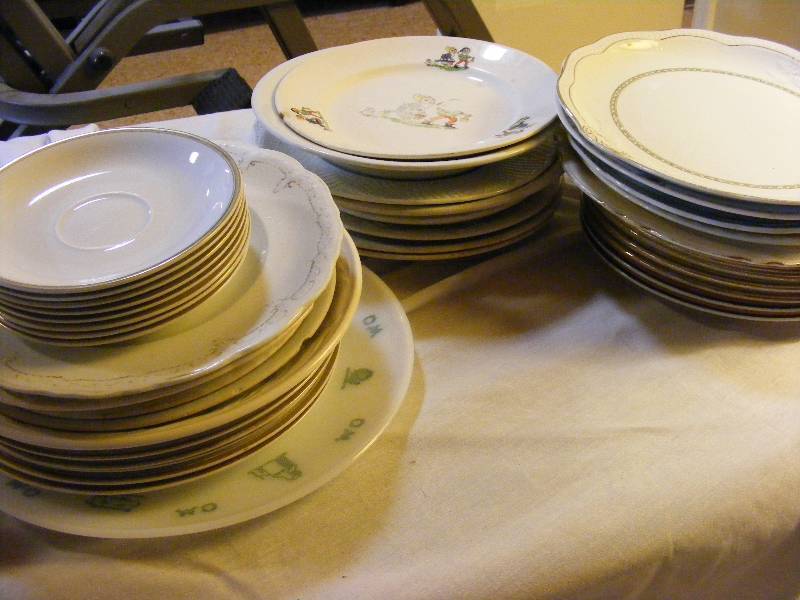 Collection of Glassware Plates