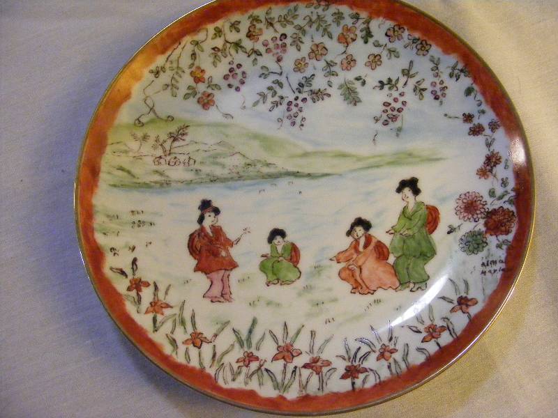 Alma Marler - Oriental Theme Plate
