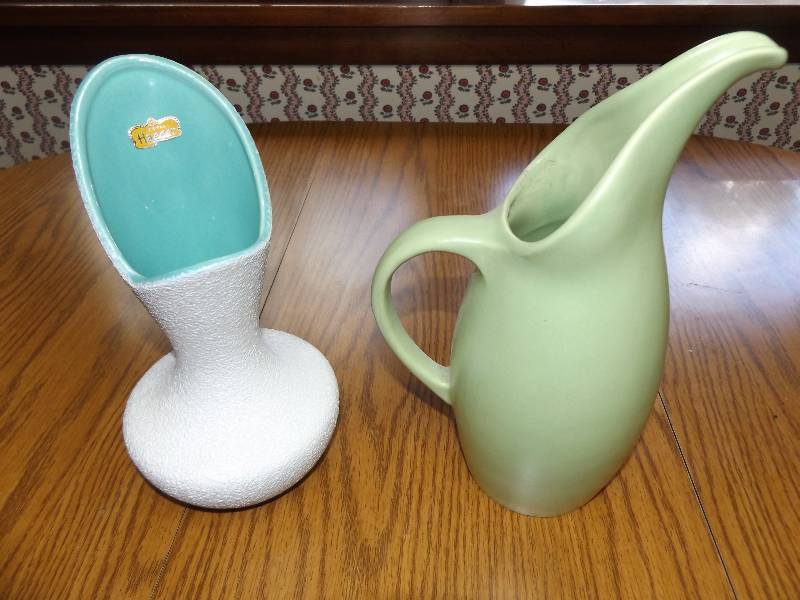 Haeger vase and pitcher.