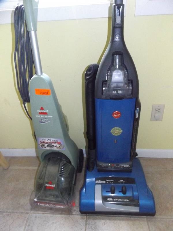 Bissell Quicksteamer, Hoover Windtunnel vaccuum.