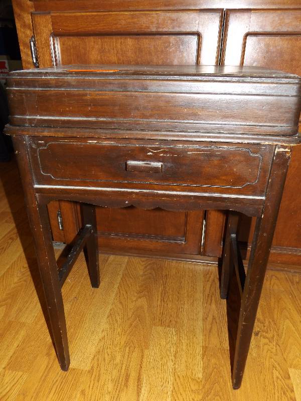 Vintage Sewing Box on Legs