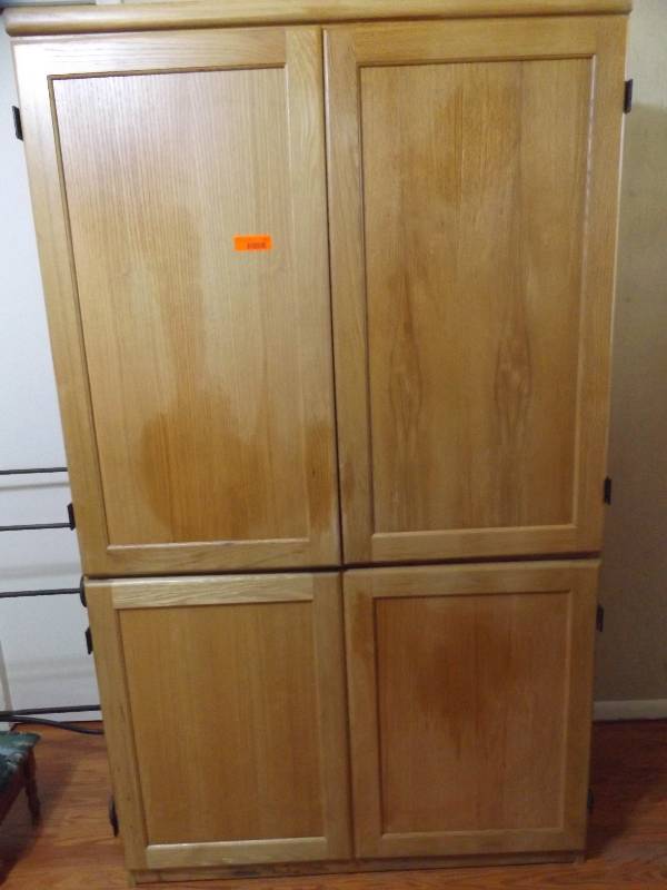 Computer hutch.