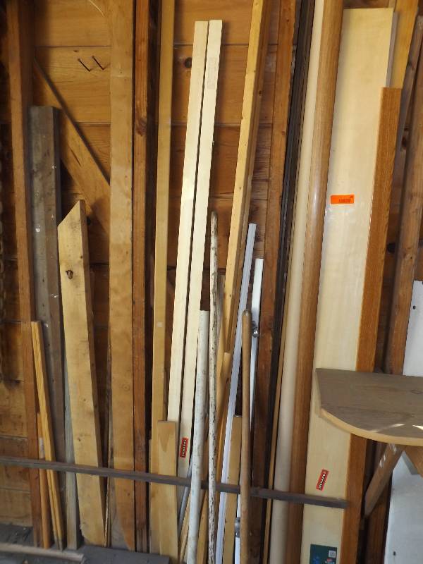 Variety of wood pieces.