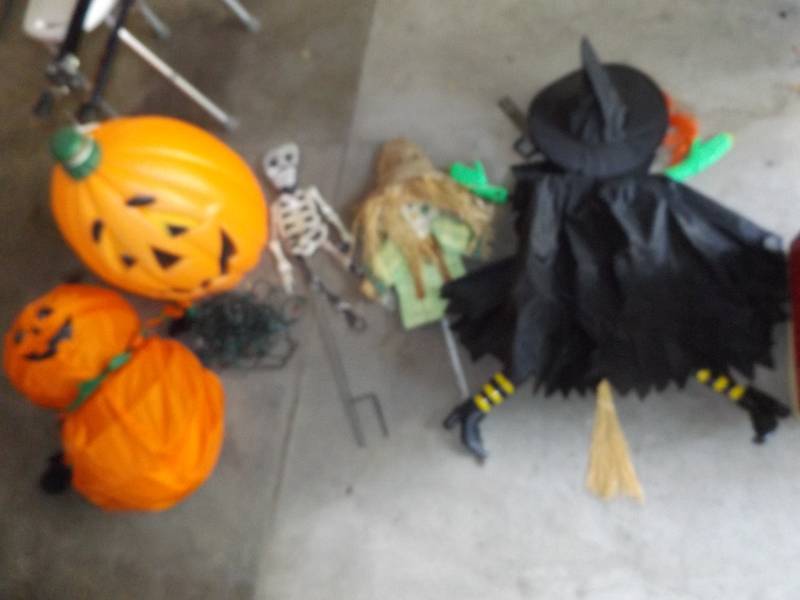 Halloween decorations.