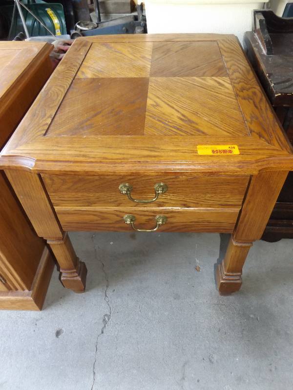 End table with drawer.