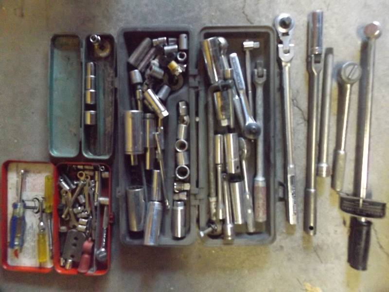 Sockets, ratchets, torque wrench (mostly Craftsman)