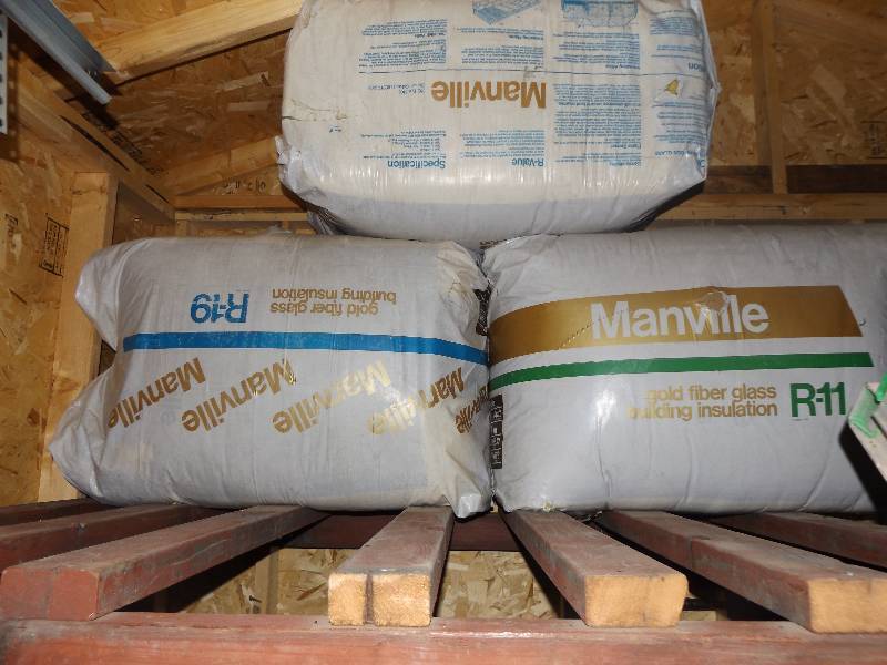 3 Manville insulation rolls R-19 R-11