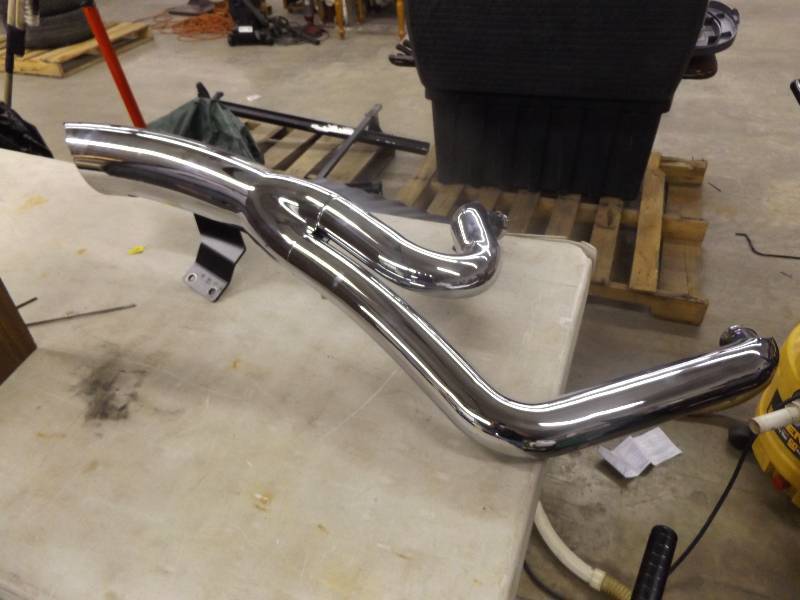 Vance and Hines Motorcycle Exhaust Pipe