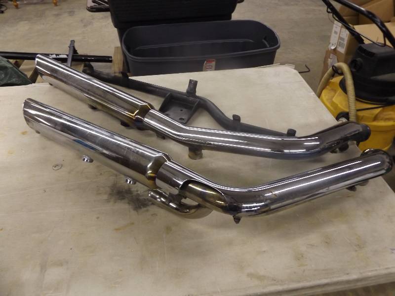 Motorcycle Chrome Pipes
