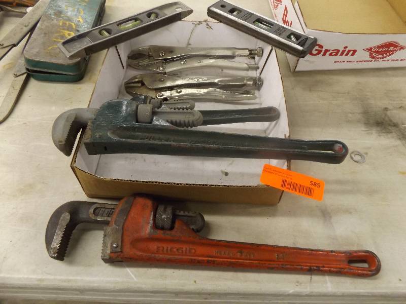 Rigid Heavy Duty Wrenches, Levels, Vise Grips