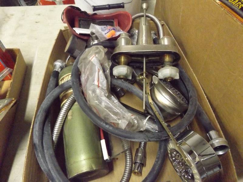 Bathroom Faucet, Shower Hose and Head, Benz-O-Matic Canister, more.