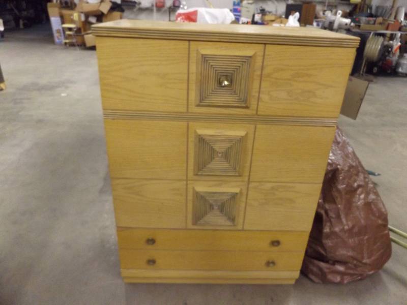 Vintage Chest of Drawers with Interesting Design
