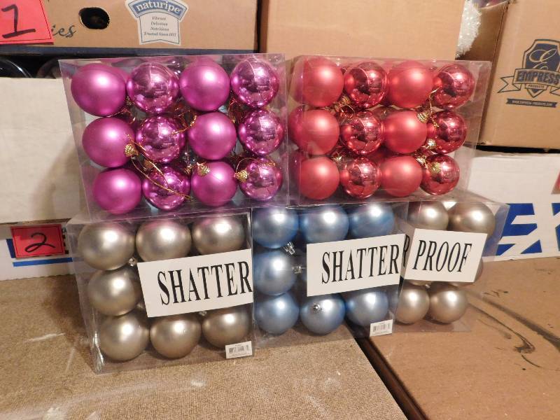 Shatterproof tree ornaments
