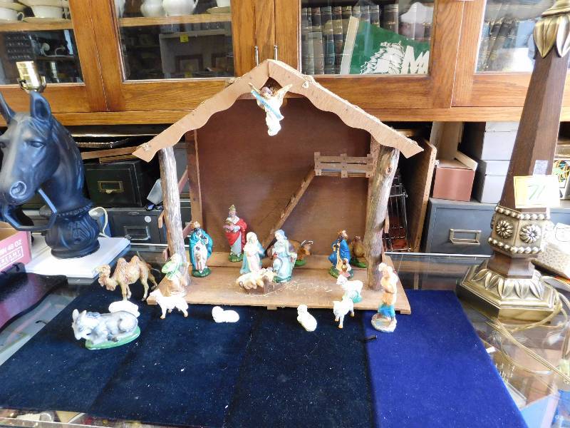 Vintage Nativity set