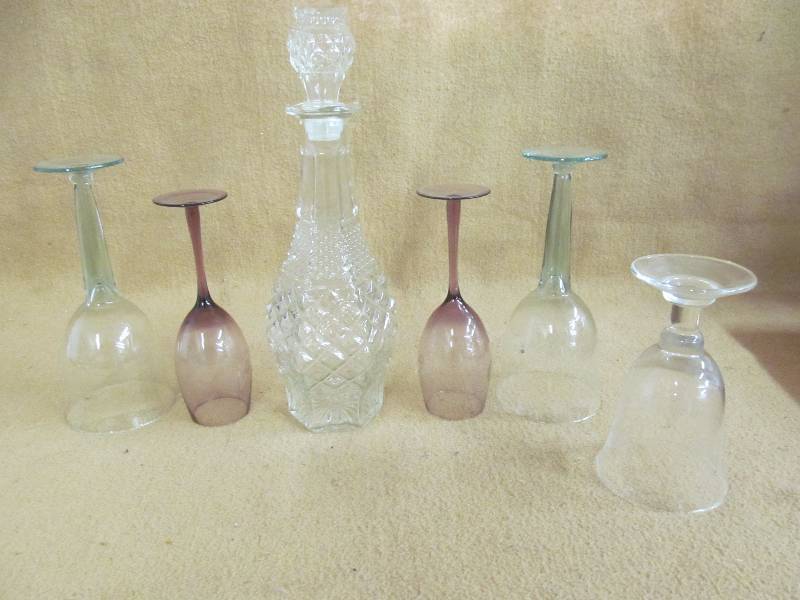 stemmed glasses