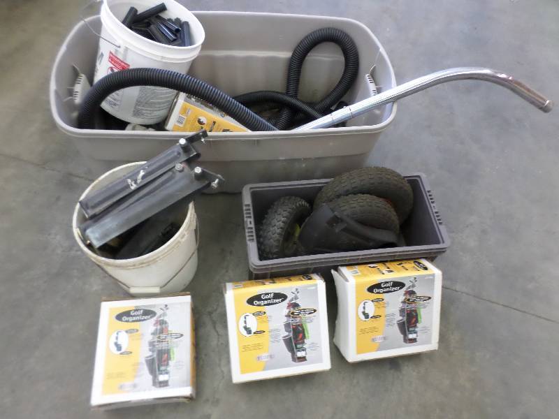 lot 68 image: Large Lot Of Misc Dolly Tires, Vac...