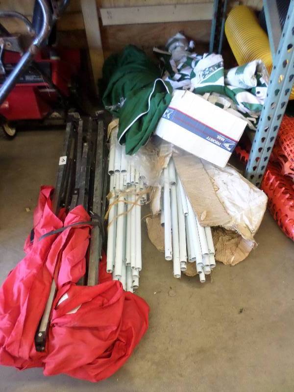 lot 78 image: (2) 10x10 Canopy Frames & (1) Can...