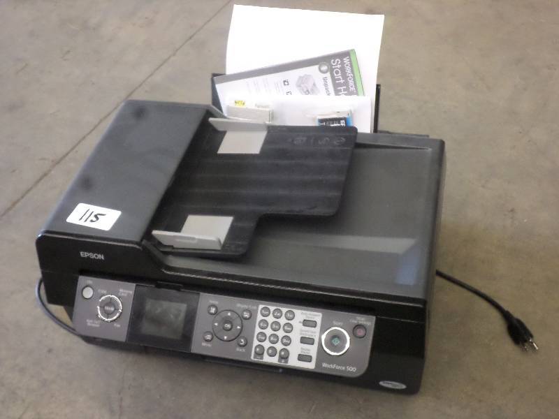 lot 115 image: Epson WorkForce 500 Printer Set ...