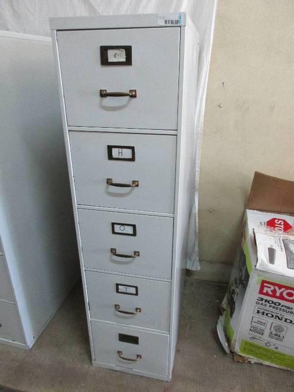 5 Drawer file cabinet