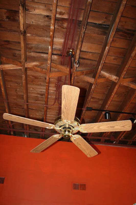 Brass Finish Fan