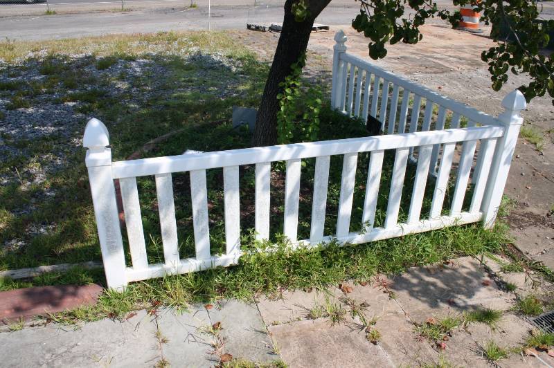 White Vinyl Fencing