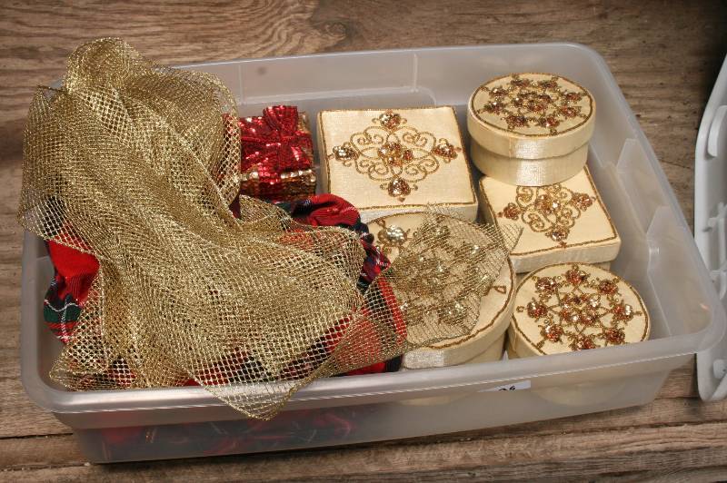 Ribbon and Decorative Boxes