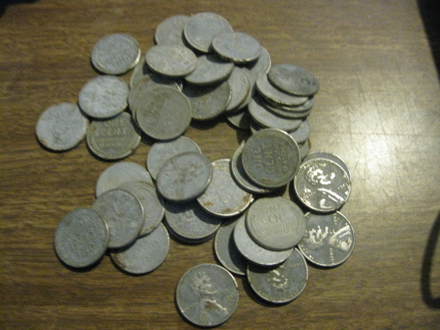 50 1943 Wheat Pennies