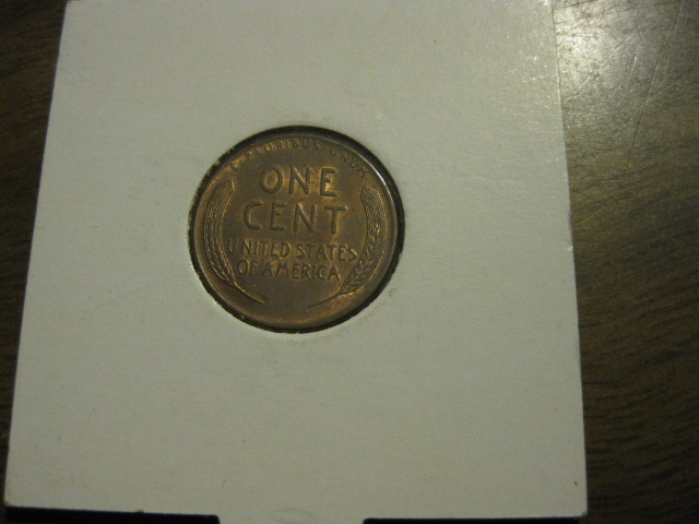 1955 D Penny with Die Break LIBIERTY